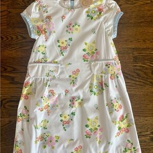 The Beaufort Bonnet Company Floral Dress - White with Pink and Yellow